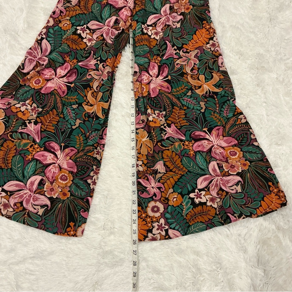 Vince Camuto | Floral Wide Leg Challis Pants size Small NWT - Picture 11 of 12